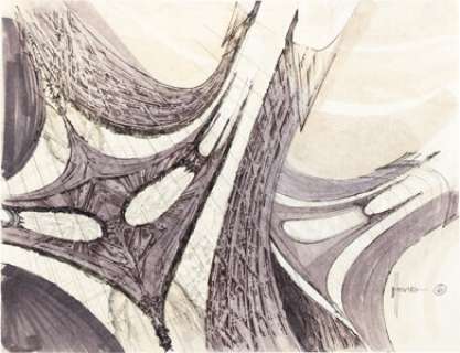 Star Trek: The Motion Picture (Paramount, 1979), "V‘Ger" Concept Art by Syd Meade.