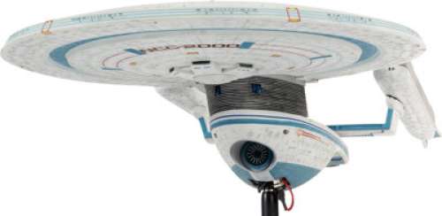 Star Trek: Voyager (Paramount TV, 1995-2001), Greg Jein-built Hero USS Excelsior Filming Miniature from Episode, "Flashback".