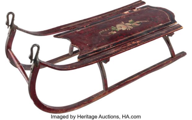 Citizen Kane (RKO, 1941), Commemorative "Rosebud" Sled Gifted by Orson Welles to Co-Star Ruth Warrick "Emily Monroe Norton Kane". | Heritage