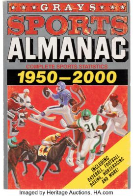 Back to the Future Part II (Universal, 1989), Thomas F. Wilson "Biff Tannen," "Grays Sports Almanac" Prop from the Personal Collection of Property Master John Zemansky. | Heritage