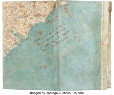 Abraham Ford (Michael Cudlitz), Map to Washington D. C. from The Walking Dead (AMC 2010-2022, Season 5). | Heritage