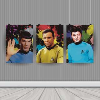 Star Trek | Star Trek - SPOCK, CAPTAIN KIRK & LEONARD MCCOY STAR TREK | Catawiki