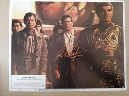 Star Trek III the Search For Spock - William Shatner (Kirk) Handsigned Us Lobbycard (Birmingham | Star Trek III The Search for Spock - William Shatner (Kirk) handsigned US Lobbycard (Birmingham | Catawiki