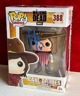 The Walking Dead | The Walking Dead - Chandler Riggs (Carl Grimes) Funko Pop, signed + Certificate of Authenticity | Catawiki