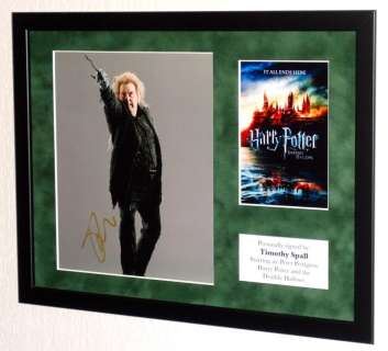 Harry Potter | Harry Potter - Timothy Spall (Peter Pettigrew) Premium Framed, signed + Certificate of Authenticity | Catawiki
