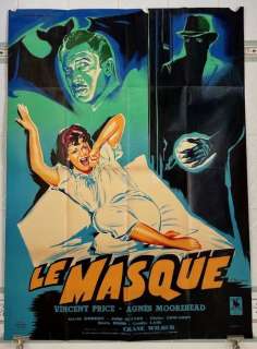 Vincent Price - The bat (1957) - Original French Cinema release 160x120cm, art by Belinsky | Catawiki