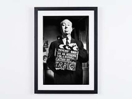 Alfred Hitchcock - the Master of Suspense, Psycho | Psycho, Alfred Hitchcock - The Master of Suspense - Fine Art Photography - Luxury Wooden Framed 70X50 cm - Limited Edition Nr 06 of 30 - Serial ID 17184 | Catawiki