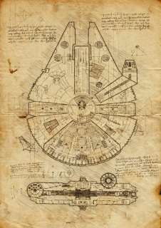 Boriani - Star Wars - Millennium Falcon, Da Vinci Series - limited edition 4/5 - Prima edizione | Catawiki
