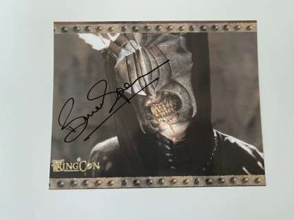 Lord of the Rings - Signed by Bruce Spence