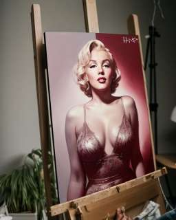 Jacob Hitt - Canvas ready-to-hang - Marilyn Monroe Class - w/COA listed artist | Catawiki
