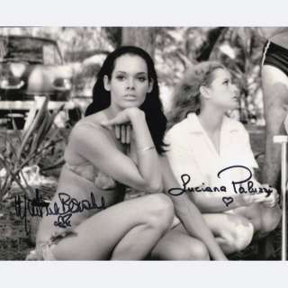 James Bond 007: Thunderball - Behind the Scenes: Signed by 2 - Luciana Paluzzi (Fiona Volpe) and Martine Beswick (Paula) | Catawiki