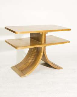 1940’s Bend Wood Side Table Designed by Paul Frankl for the Brown Saltman Company | Super Auctions
