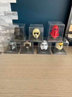 Star Wars - Lot of 7 - Helmets in vinyl cases - see images and description - Lucasfilm Ltd. | Catawiki