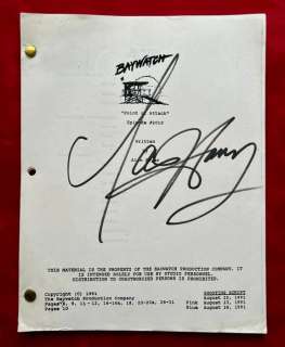 Baywatch - Script, signed by David Hasselhoff (Mitch Buchannon) + Certificate of Authenticity | Catawiki