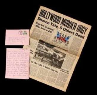 APOCALYPSE NOW (1979) - Lot 34 - Captain Willard‘s (Martin Sheen) Letter and Newspaper