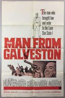 Lot 763 - The Man from Galveston (1963) One Sheet Litho Poster