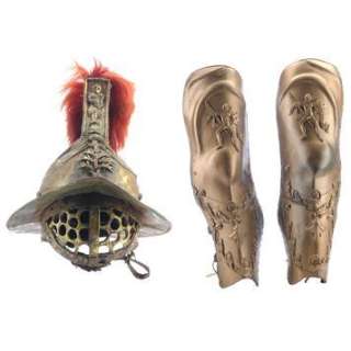 SPARTACUS: BLOOD AND SAND (T.V. SERIES, 2010) - Lot 1273 - Spartacus‘ (Andy Whitfield) Gladiator Helmet with Greaves