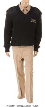 Gene Hackman "Captain Frank Ramsey" uniform from Crimson Tide....