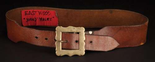 Lot 629 - Clint Eastwood “Josey Wales” signature belt from The Outlaw Josey Wales
