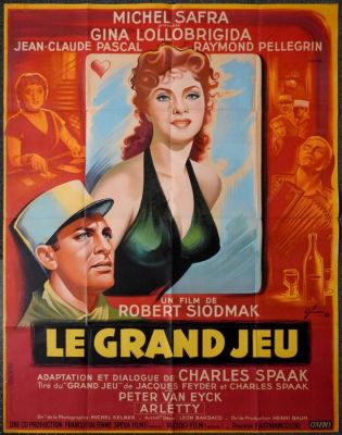 Boris Grinsson - Le Grand Jeu - Gina Lollobrigida - Il grande gioco | Catawiki