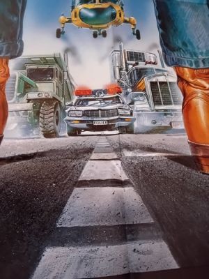 TERENCE HILL Bud Spencer - RENEGADE police car Tir leather boots California road | Catawiki