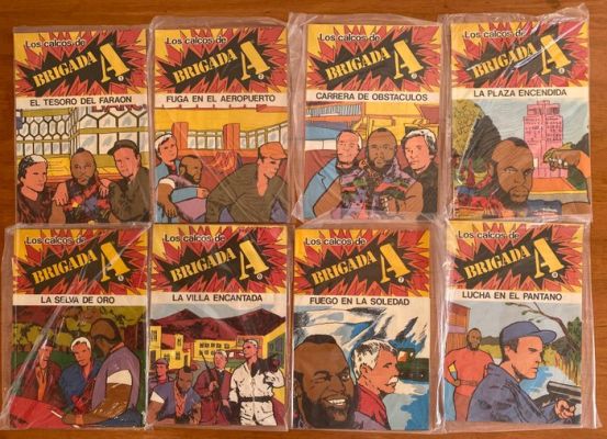 The A-Team / Brigada A – Set completo 8 transferibles originales (rub-on) – Sellados – 1983 – - Mr. T | Catawiki