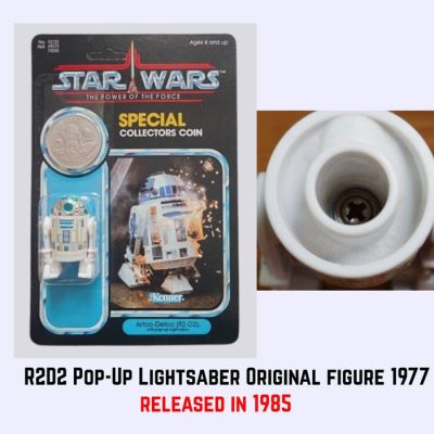 Kenner - Action figure Star Wars 1984 R2D2 Pop-up Lightsaber - selling Original Action figure - Replacement Card gift | Catawiki