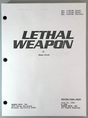 Lethal Weapon (1987) - Revised Final Draft - Warner Bros. | Catawiki