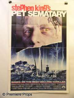 Lot 465 - PET SEMATARY - One Sheet Poster Folded