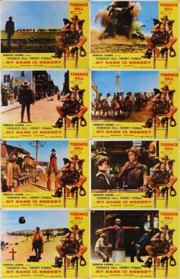 Sergio Leone - My Name Is Nobody (1973) Spaghetti Western - Complete Set of 8 Original Canadian Lobby Cards | Catawiki