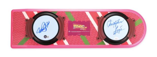 Back to the Future - Part II - Replica Hoverboard, signed by Michael J. Fox & Christopher Lloyd - JSA COA - - Movie prop | Catawiki