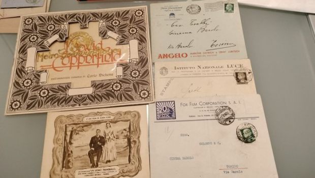 Metro Goldwyn Mayer - Depliant 1935 David Copperfield + 3 lettere intestazioni cinema Fox Film, Paramount e Istituto Luce - 1935 | Catawiki