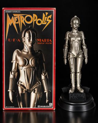 Masudaya - Action figure Metropolis Maria Robot Masudaya Hand Painted — 100 Years 1927–2027 - 1980-1990 - Japan