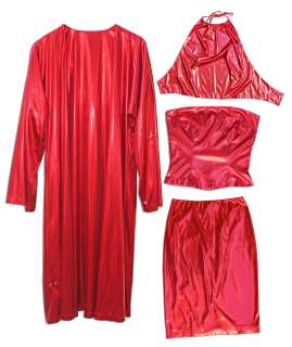 Cindy Crawford Screen-Worn Red Lame Wardrobe From Her Revlon Commercial | Nate Sanders