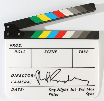 Paul Schrader Writer of Taxi Driver & Raging Bull and Director of American Gigolo, First Reformed, & The Card Counter (SWAU) Signed Prop Replica Clapperboard | SWAU