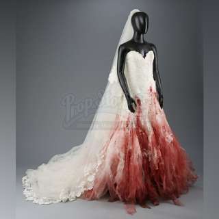 The Twilight Saga | Bella Swan’s Bloodstained Nightmare Wedding Dress and Veil | Propstore