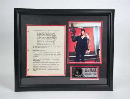 Scarface (1983) Framed Original Script Page 74/158 | GWS Auctions