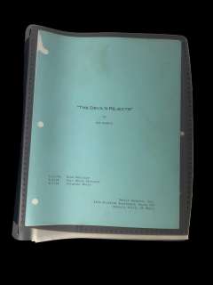 The Devil’s rejects Rob Zombie signed script and related paperwork, from the estate of Sid Haig. | Los Angeles Estate Auction