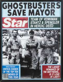 Lot 508 - "GHOSTBUSTERS SAVE MAYOR" OF NEW YORK STAR MAGAZINE PROP FROM GHOSTBUSTERS II