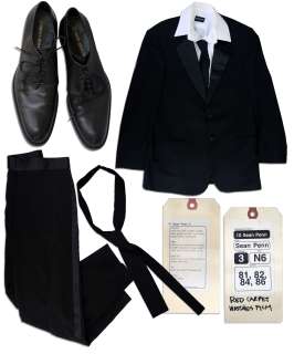 Sean Penn Screen-Worn Tuxedo Ensemble From the 2008 Film ’’What Just Happened’’ -- The Year of His Second ’’Best Actor’’ Win at The Academy Awards | Nate Sanders