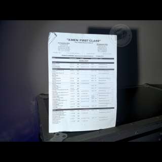 X-Men First Class – Main Unit List | CineProps