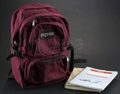 Community - Lot 26 - Various Episodes: Troy Barnes‘ (as portrayed by Donald Glover) Backpack and Books