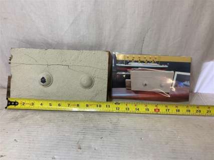 1997 "Titanic" 2 White Hull Section Pieces w/Rivets COA | misc / divers