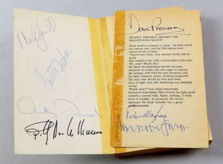 Star Wars The Empire Strikes Back - First Edition paperback book (1980) signed to the inside by… | Ewbank’s