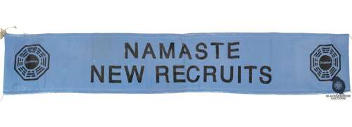 Lost | Dharma Initiative "Namaste" New Recruits Banner from LOST | Blacksparrow