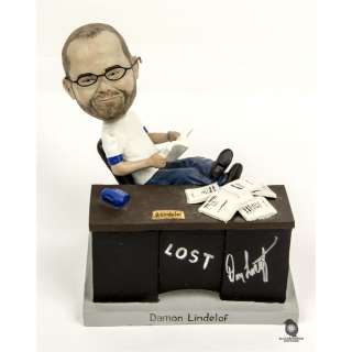 Lost | LOST Custom Damon Lindelof Bobblehead Signed by Damon Lindelof | Blacksparrow