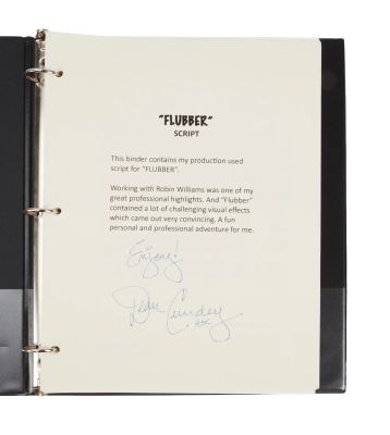 Flubber - Lot ##163 - Production Script Binder