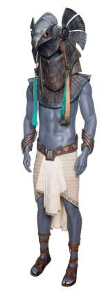 STARGATE (1994) - Lot #329 : Light-Up Horus Guard Head and Costume