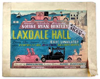 Laxdale Hall (1953) - Original hand painted poster artwork, directed by John Eldridge and starring… | Ewbank’s