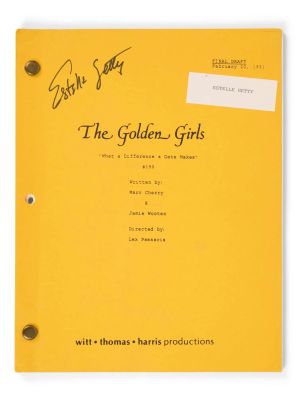 The Golden Girls | 1991 Estelle Getty’s Signed Script | Julien’s